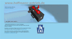 Desktop Screenshot of hoffmann-antrieb.de